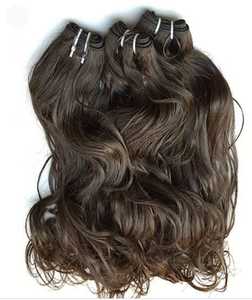 Extensiones de Cabello Virgen Remy Brasileño de 28 Pulgadas, Paquete a Granel, Súper Dobles, Sin Cutículas, Lisas, Rizadas, Onduladas, Color Natural Indio - Product Image 3
