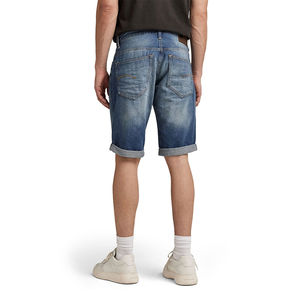 Custom <b>Men's</b> Denim Shorts Streetwear <b>Jean</b> Shorts with Silk Screen Printing Summer Fashion 100% Cotton Denim Shorts - Product Image 2