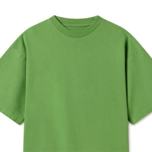 Vente en gros de t-shirts surdimensionnés à col rond de haute qualité 260GSM à épaules tombantes 100% coton t-shirt de coupe carrée lourde de grande taille - Product Image 4