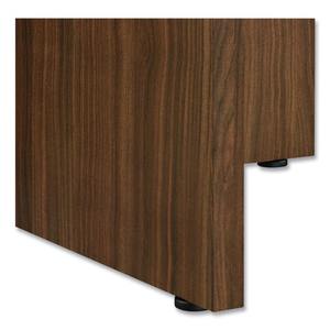 Alera ALEVA7142WA Modern Walnut 42 pulgadas. X 29.5 Pulgadas Mesa de Conferencia Redonda Valencia con Patas, Muebles de Oficina Contemporáneos - Product Image 3