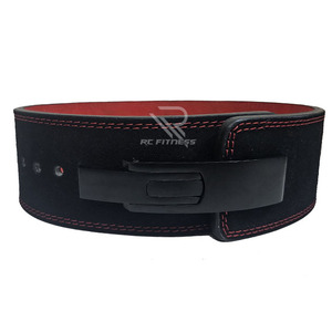 Cinturón de Gimnasio de Cuero Vacuno con Soporte Lumbar Antideslizante y Ecológico, Personalizable con Logotipo, para Levantamiento de Pesas y Powerlifting - Product Image 3