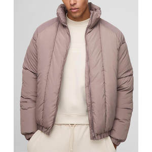 Nouvelle veste bouffante de style de rue pour hommes à la mode manteau d'hiver matelassé surdimensionné conception personnalisée disponible - Product Image 4