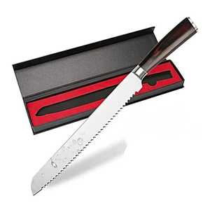 Professional Chef Kitchen Santoku <b>Knife</b> High Quality Custom Handmade Stainless Steel Damascus Steel Eco-Friendly Pure Leather - Product Image 1