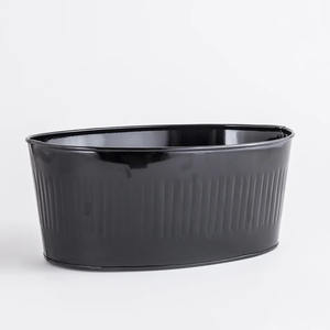 Handmade Blue Ice Bucket for Parties Beverage <b>Tub</b> With Handle Large Ice Bucket Drink Bucket For Party Bar Home Picnic - Product Image 3