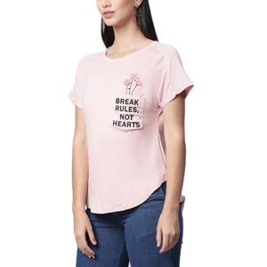 Camisetas de mujer con estampado personalizado de alta calidad estilo informal de moda para el verano 100% tela de Jersey de algodón característica comprimida - Product Image 4