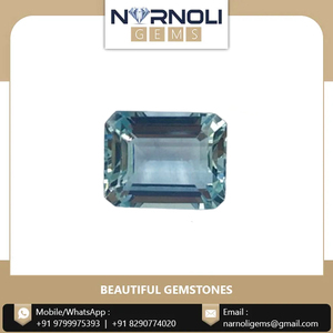 Piedra preciosa apta para la realeza Superventas 100% Aguamarina Octágono facetada natural a un precio razonable - Product Image 2