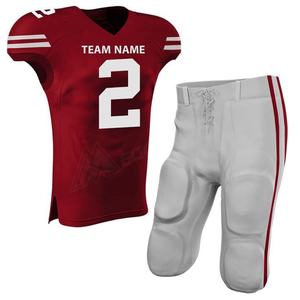 Uniforme de fútbol americano personalizado de alta calidad, conjuntos de Nueva Jersey de sublimación, mangas cortas transpirables, opciones de talla grande - Product Image 4