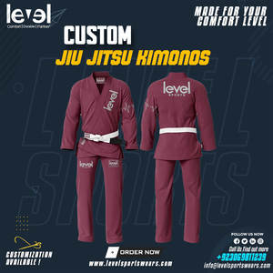 Wholesale Arts Kimono Uniform Jiu Jitsu Gi Bjj Premium Quality Men Suit Uniforms 2025 Sports Wears Uniform Karate Gi Suits - Product Image 6