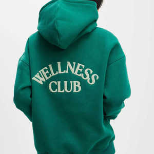 Prix d'usine – Nouveaux sweats à capuche personnalisés en molleton de coton pour femme, broderie numérique en chenille, pour un confort décontracté et une détente optimale - Product Image 5