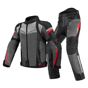 Traje de Motocicleta para Hombre, de Cuero Genuino, Impermeable, Cortavientos, Ligero, Paneles Flexibles, Malla Transpirable, Personalizable, para Todas las Estaciones - Product Image 1