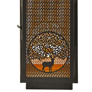 Intricate <b>Reindeer</b> Cutwork Lantern Perfect For Winter Home Styling Table Centerpieces Wedding Gifts And Holiday <b>Decorations</b> - Product Image 2