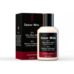<span class=keywords><strong>Baume</strong></span> après-<span class=keywords><strong>rasage</strong></span> pour hommes Hydratant pour le visage Testé cliniquement pour peau sensible Bois de santal - Product Image 2