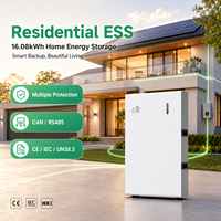 Batterie LiFePO4 CFE-WL-16 16 kWh 51,2 V pour système divisé avec communication CAN RS485, compatible réseau hybride pour ESS solaire résidentiel