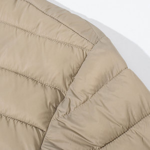 OEM Customizable High Quality Men's Winter Slim Fit Bomber Jacket Soft Casual Quilted Canvas <b>Warm</b> Breathable OEM Service - Product Image 6
