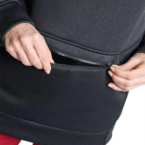 Sweat-shirts de ski et de snowboard pour hommes personnalisables, à manches longues, avec fermeture éclair, pour les sports d'hiver en plein air, design confortable, grandes tailles - Product Image 6