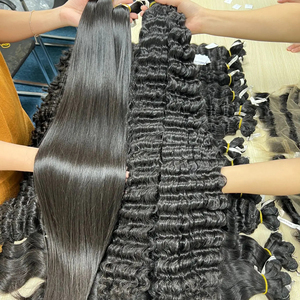 วิกผมคนเม็ดเดียวยาว28นิ้วมีหนังกำพร้าเป็นลอนทรงหลวม100% ธรรมชาติ - Product Image 1