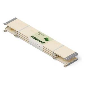 Kit de jardin potager en bois dur nordique PEFC avec coins en acier galvanisé (120x80x19.5cm) Eco-UPYARD Naturel 0017 Pots de fleurs et jardinières - Product Image 2