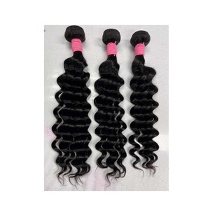 Vente en gros 100% Remy couleur naturelle Super Double dessiné vierge brut indien cheveux armure faisceaux os droit vague naturelle cheveux humains - Product Image 2