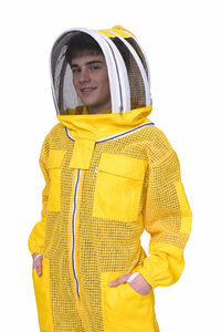 Beekeeper <b>Suit</b> 3 Layer Ventilated Yellow For Beekeeping With Sting Proof Veil Custom Design Men's <b>Bee</b> <b>Suit</b> With Custom Logo - Product Image 5