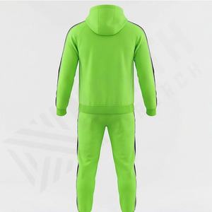 ชุดเซ็ตเสื้อฮู้ดดี้ผ้าฟลีซหนานุ่ม 100% ผ้าฝ้าย พร้อมกางเกงขายาวทรงบาน ชุดออกกำลังกายสำหรับผู้ชาย เหมาะสำหรับฟิตเนส ยิม และวิ่งจ๊อกกิ้ง - Product Image 2