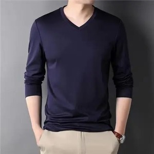 Autumn Winter <b>t</b> <b>Shirt</b> Men <b>Low</b> Price Long Sleeve Male <b>T</b>-<b>shirts</b> Slims O-<b>Neck</b> Solid Clothing <b>T</b>-<b>shirt</b> Street Casual Cotton Pullover - Product Image 6