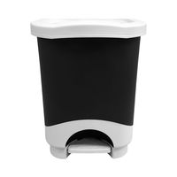 Robot pembersih saluran kondisi baru keranjang plastik yang dapat dilepas dengan Pedal 24L warna putih/hitam pembersih tekanan tinggi