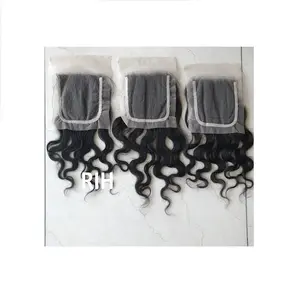 Extensiones de cabello indio de color negro, producto en oferta, Natural, con cutícula, ondulado, sin procesar, proveedores de la India