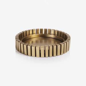 Professional metal <b>wine</b> bottle <b>coaster</b> for sommeliers servers bartenders ensuring tidy service presentation during - Product Image 3