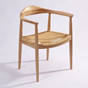Кресло из тикового дерева, обеденное кресло из натурального ротанга, мебель из тикового дерева, сделано в java Indonesia