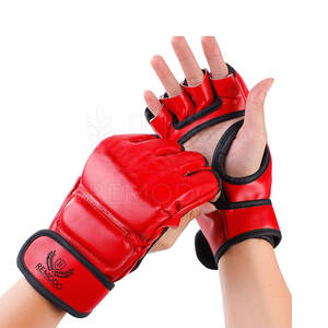 Gants de MMA de fabricant de services OEM Gants de MMA de boxe taille personnalisée Gants de MMA fabriqués en cuir - Product Image 3
