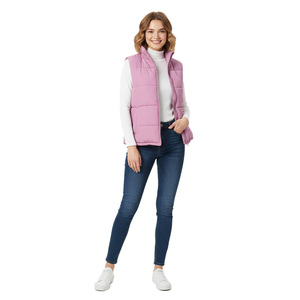 Chaleco Acolchado Impermeable de Moda para Mujer con Cierre de Cremallera - Ropa Exterior Ecológica para Clima Frío para Comodidad y Calor - Product Image 2