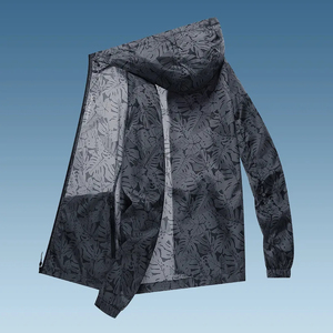 Veste bomber coupe-vent pour homme, de haute qualité, tendance, respirante, col mandarin, confortable, légère, en toile, pour l'hiver - Product Image 4