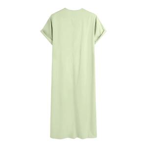 Tenue Traditionnelle Homme 1 Pièce Style Classique Thobe Jubba Longueur au Sol Polyester Vintage Musulman - Product Image 2