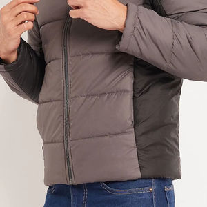 Blouson aviateur pour homme, coque en toile, respirant, écologique, blouson matelassé, veste d'hiver - Product Image 5