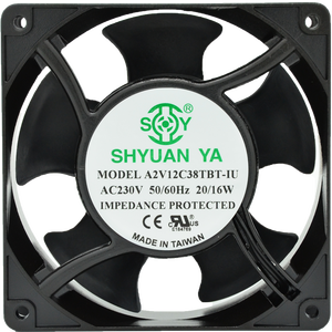 Ventilateur axial mural 120x38 97 CFM avec roulement à billes électrique, pales en plastique, impeller en aluminium, OEM/ODM - Product Image 2