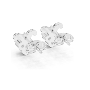 Pendientes de Diamante de Laboratorio en Forma de Corazón de 0.3 CT para Mujer, Claridad VVS-VS EF, Oro de 18KT, 14KT, 10KT y Plata 925, Oro Rosa, Amarillo - Product Image 6