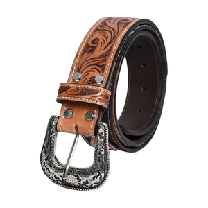 Acheter une ceinture en cuir de cow-boy western vintage de qualité supérieure avec une ceinture en cuir de cow-boy western faite à la main personnalisée - Product Image 1