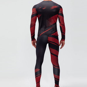 Ensembles de compression de vêtements de gym à quantité minimale de commande bas pour hommes, logo personnalisé, ensembles de compression nouvelle arrivée à vendre - Product Image 5