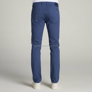 Pantalons slim marron pour homme sur mesure OEM - Vente en gros sous marque privée - Product Image 3