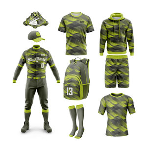 ชุดเบสบอลชุดเบสบอลพิมพ์ลายแบบระเหิดออกใหม่ - Product Image 1