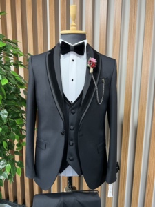 Offre Spéciale élégant dernier design préféré par les jeunes costumes élégants d'élite de luxe sur mesure pour les hommes marié de mariage - Product Image 5