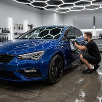 Lámpara LED Hexagonal Profesional para Lavado de Autos, Resistente al Vapor, Iluminación para Talleres de Belleza Automotriz - 4
