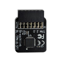 Module de sécurité ASROCK Module de plate-forme de confiance 14 broches SPI TPM 2.0 Puce ASROCK Tpm 2.0 Module pour PC mise à niveau vers Windows11