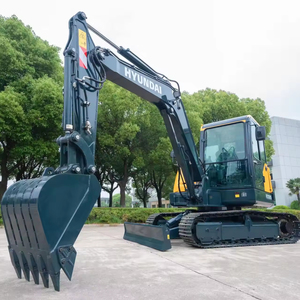 Mini-excavatrice sur chenilles Hyundai HX60 originale, moderne, 6 tonnes, moteur Cummins, modèle 2024, godet de 0,21 m, super performances, prix bas - Product Image 1
