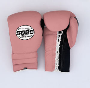 Gants de boxe professionnels Gants à lacets couleur néon Gants de boxe personnalisés 12oz pour hommes - Product Image 6