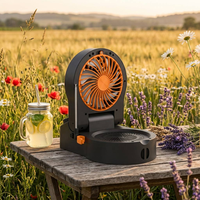 NOUVEAU 2026 Ventilateur de camping portable sans pales 10000 mAh avec lumière USB pour maison, voiture, hôtel