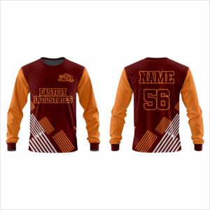 เสื้อเชิ้ตผู้ชายสั่งทำพิเศษ ปักโลโก้ แขนยาว ผ้าโพลีเอสเตอร์/คอตตอน ระบายอากาศดี กระดุมแถวเดียว ตัดต่อผ้าเดนิม ปกเสื้อพับได้ - Product Image 4