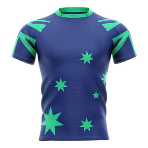 เสื้อรักบี้คุณภาพสูง ผลิตตามสั่ง พร้อมโลโก้และแบรนด์ส่วนตัว ขายส่ง - Product Image 1