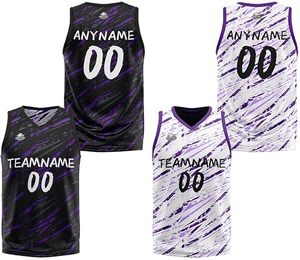 Ensembles uniformes de shorts de maillot de basket-ball respirants réversibles personnalisés industrie de vêtements de sport de haute qualité avec logo imprimé en polyester - Product Image 1