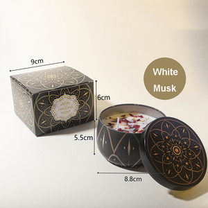 Nến thơm sáp đậu nành 2 tim, đóng hộp thiếc in hình, 7oz, bán sỉ, dùng trang trí nhà cửa, quà tặng Ngày của Mẹ, tiệc cưới, sinh nhật - Product Image 3